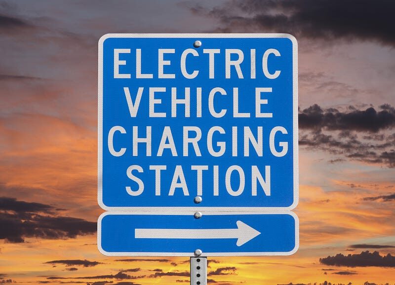 EV Charging Sign