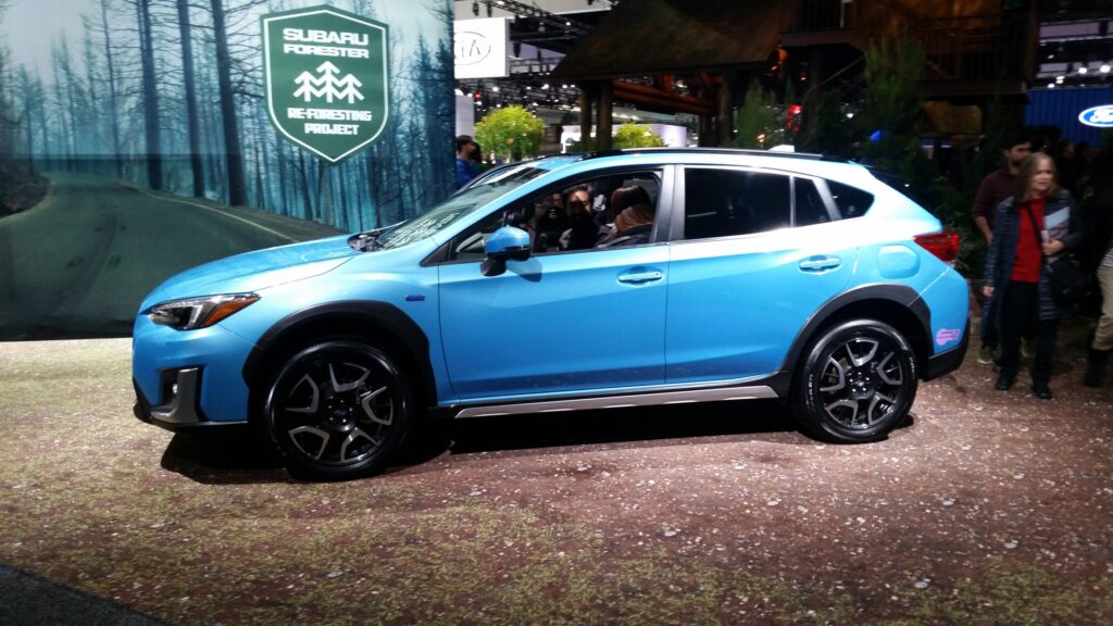 Blue Subaru Crosstrek